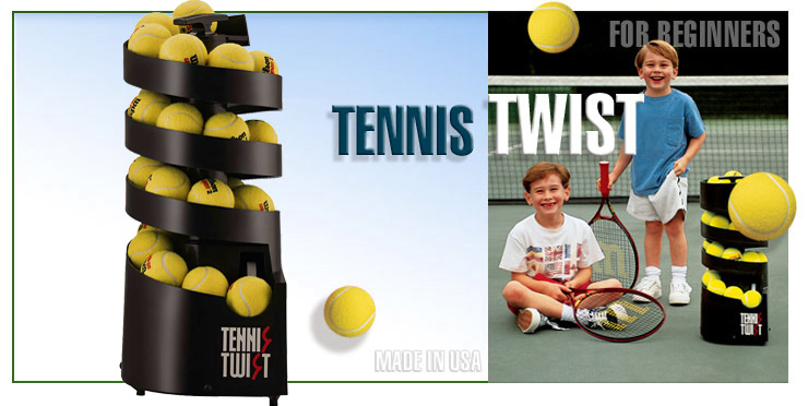 Tennis Twist Sports Tutor manufactures and sells practice machines